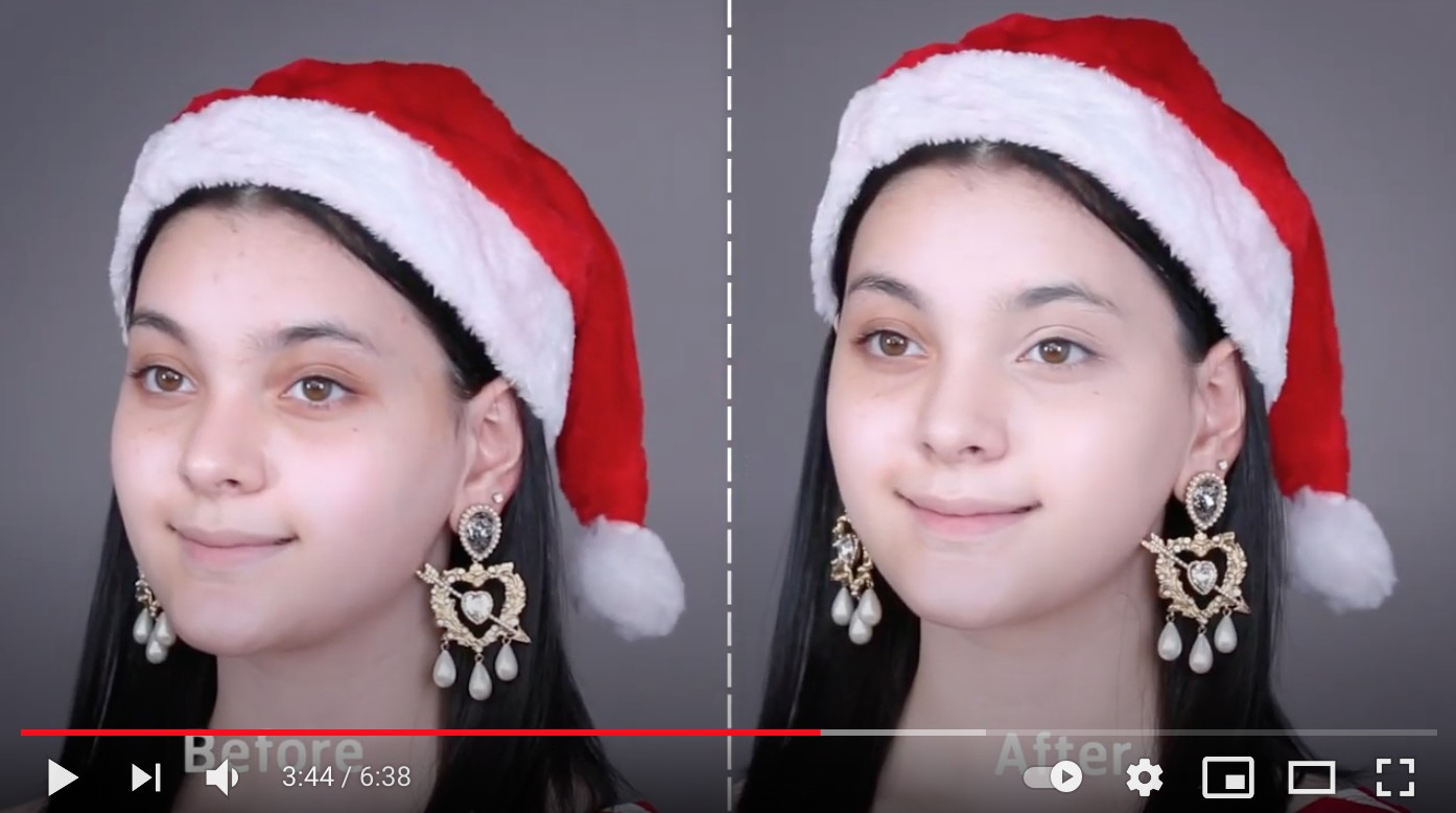 Christmas DUO Makeup ผิวสวยสุขภาพดีไปปาร์ตี้คริสมาสต์ รองพื้น3