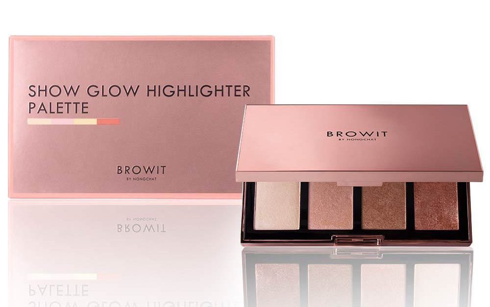 show glow highlighter palette browit by nongchat