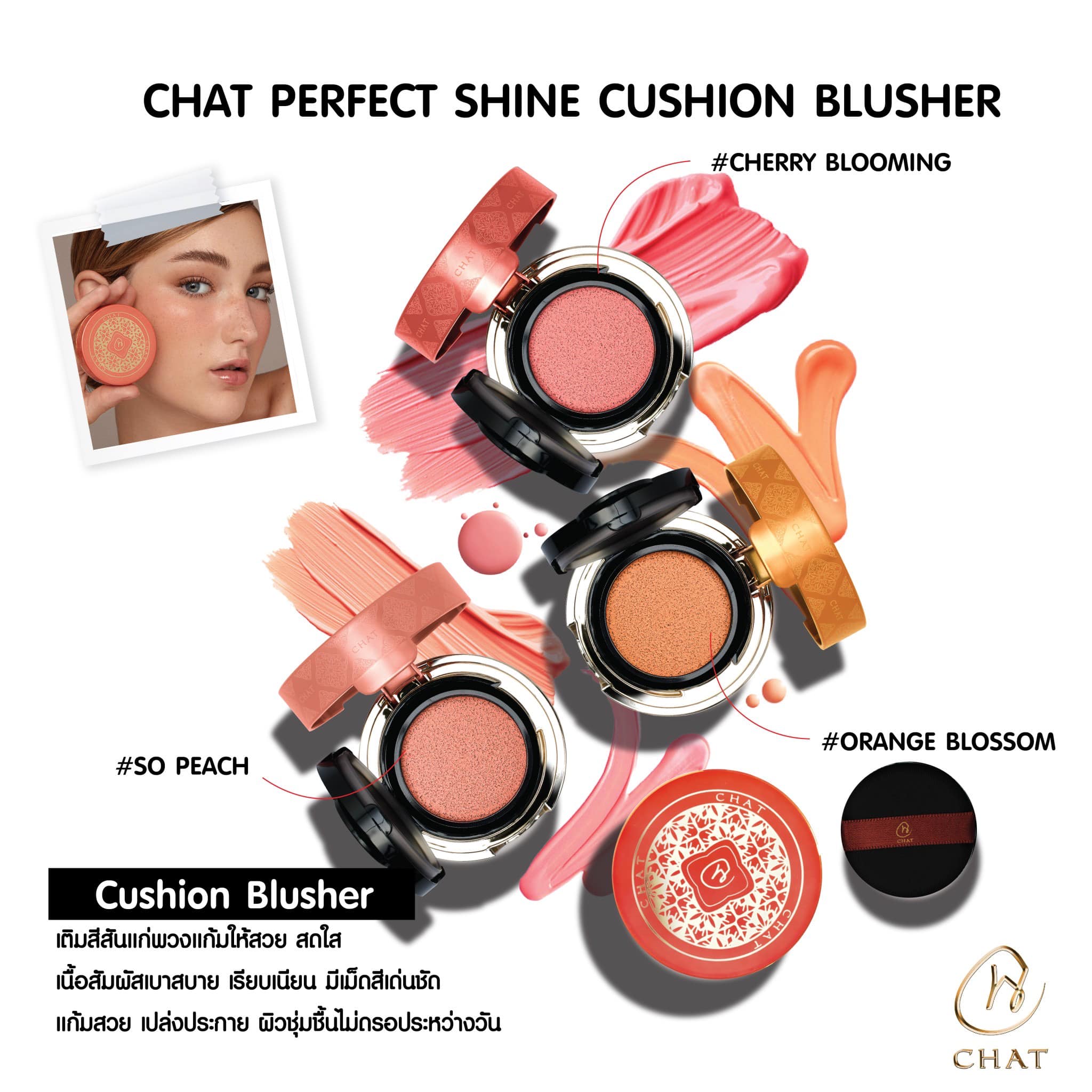 CHAT PERFECT SHINE CUSHION BLUSHER 5