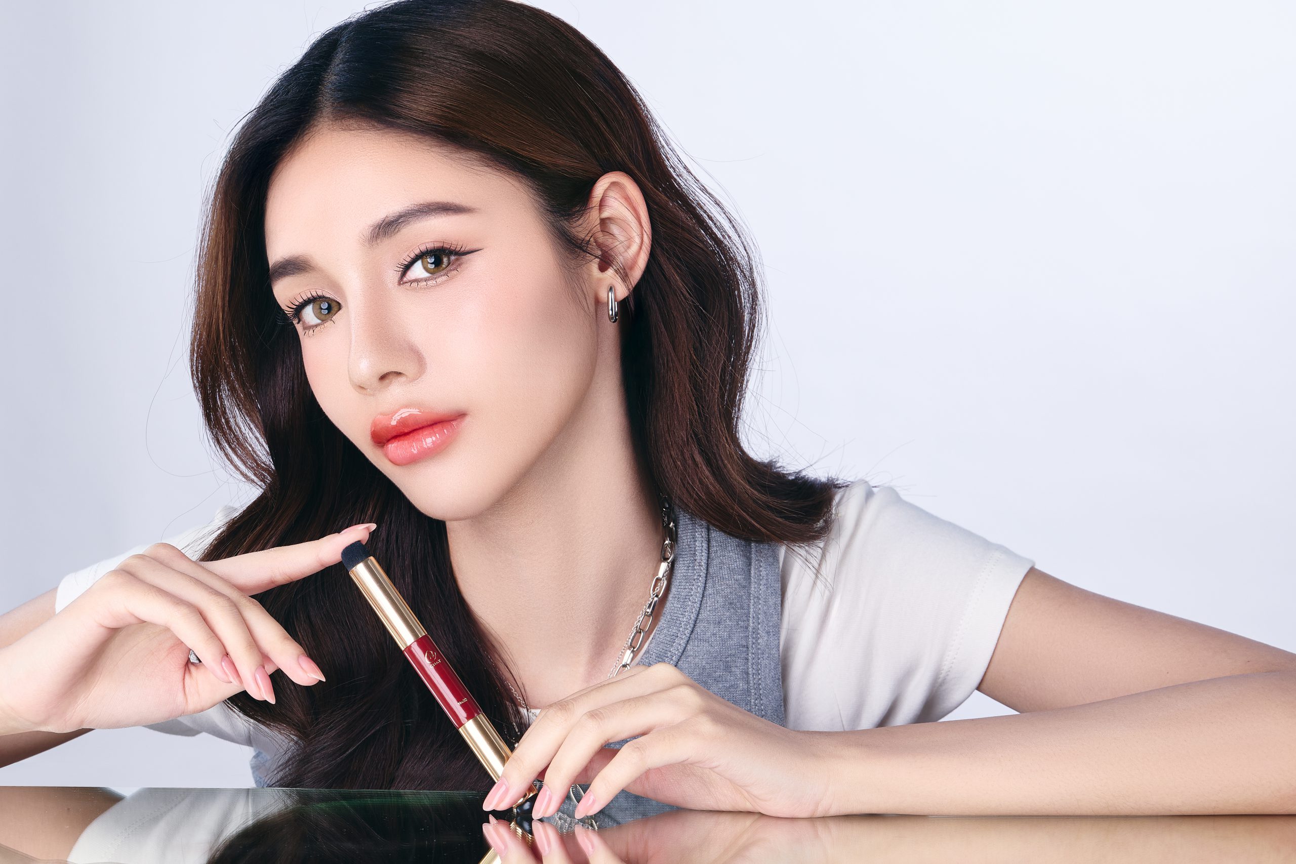 CHAT DUO LIP BLENDING BRUSH (ฉัตร ดูโอ้ ลิป เบลนดิ้ง บลัช แปรงเบลอปาก )..