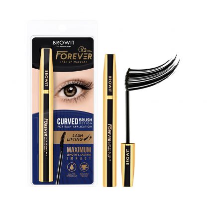 Browit by Nongchat Forever Lash Up Mascara Classic Black มาสคาร่าขนตายาว บราว อิท บาย น้องฉัตร 05