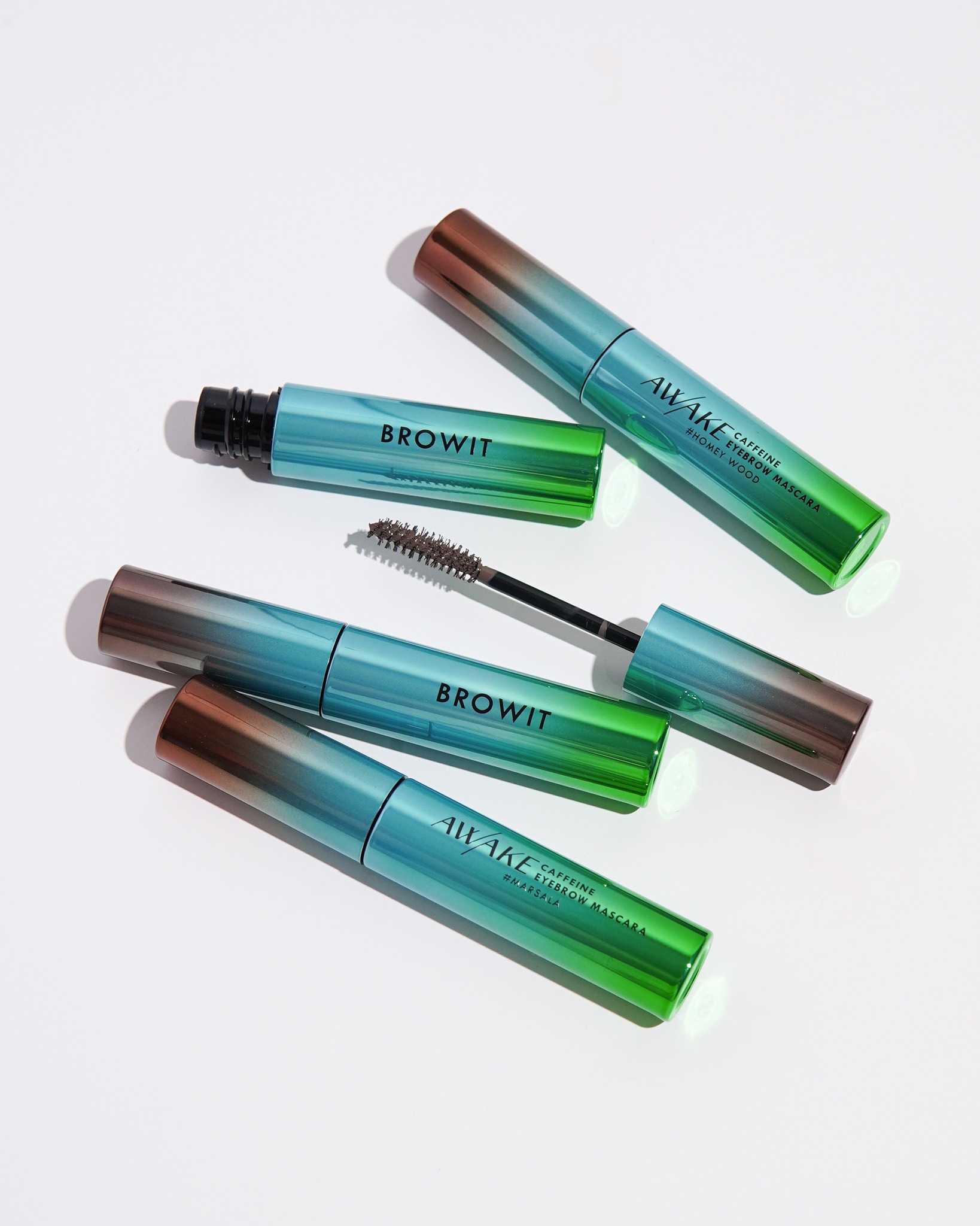 Browit Awake Caffeine Eyebrow Mascara ( อะเวค คาเฟอีน อายบราว มาสคาร่า )6