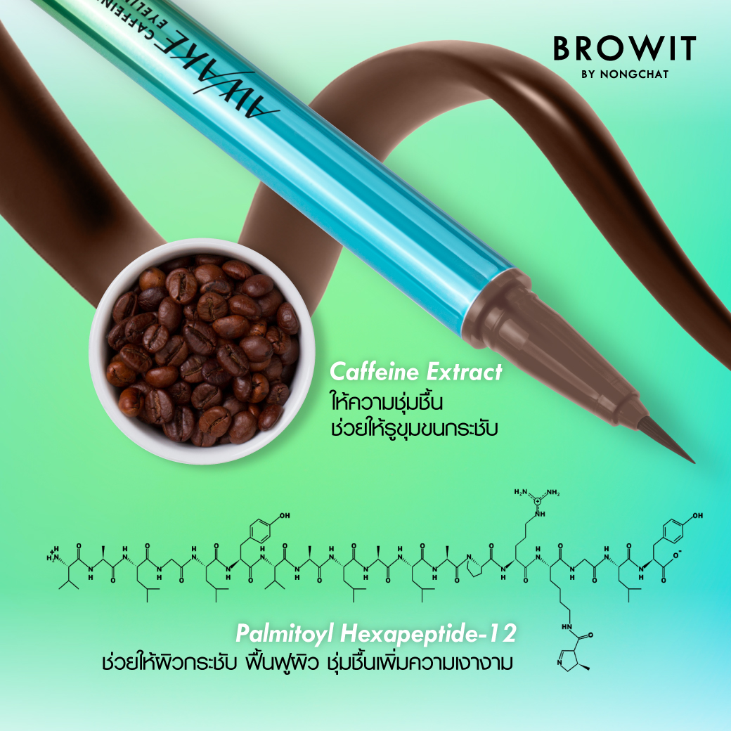 Browit Awake Caffeine Eyeliner ( อะเวคคาเฟอีนอายไลน์เนอร์ ) 1