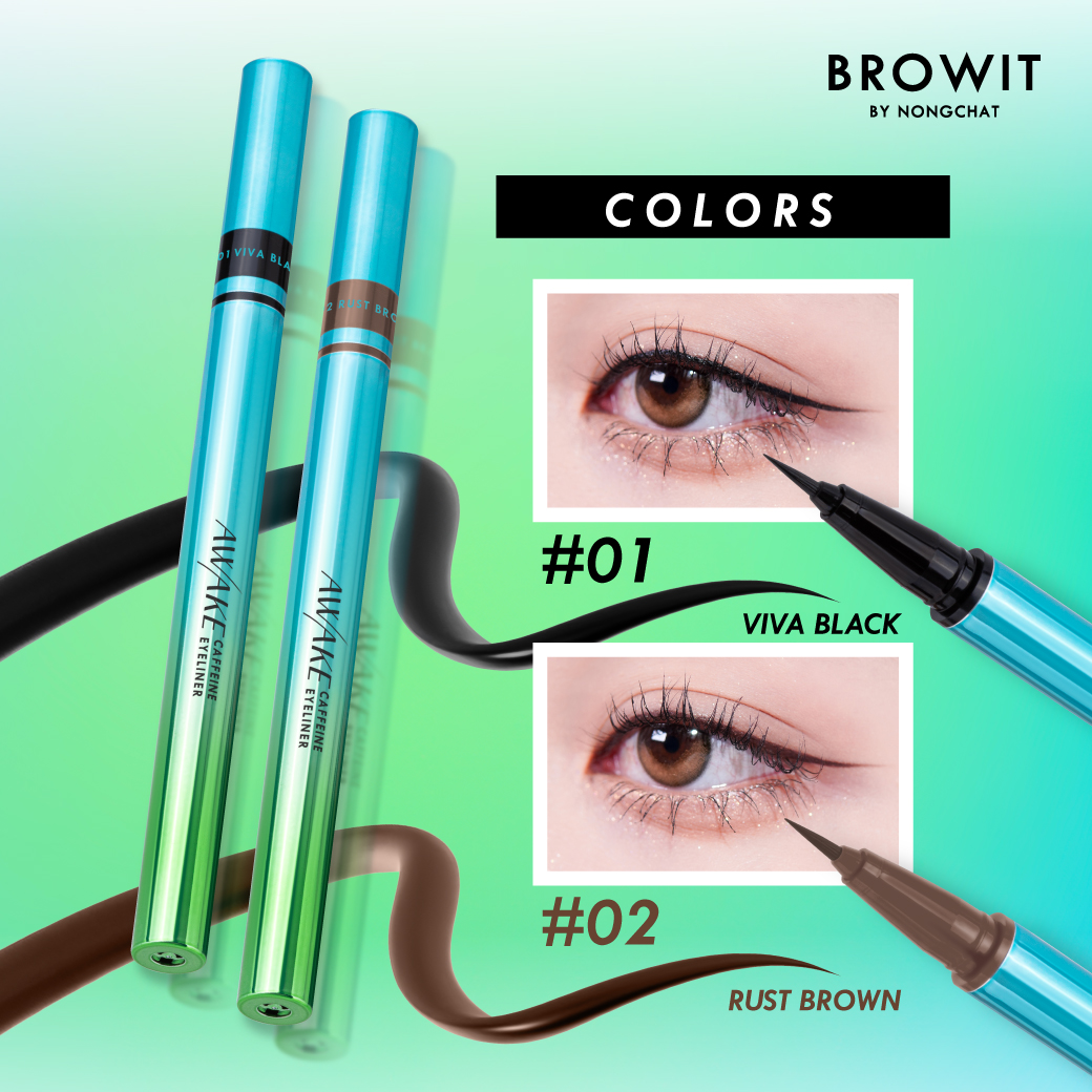 Browit Awake Caffeine Eyeliner ( อะเวคคาเฟอีนอายไลน์เนอร์ ) 1